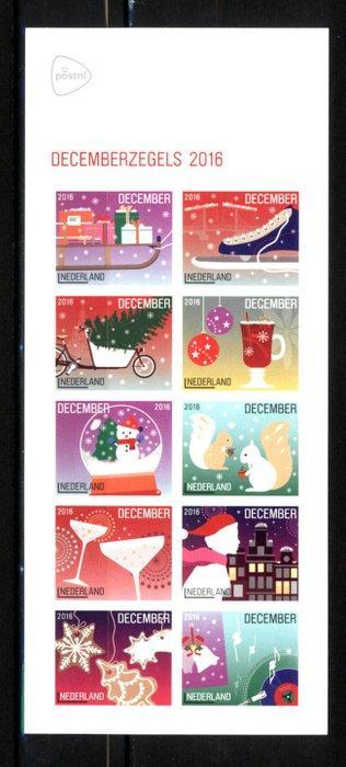 Nederland - Alle varianten Decemberzegels 2016 - V3474-3484, Postzegels en Munten, Postzegels | Nederland