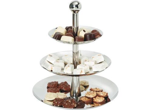 Etagere - &amp;#216; 27 x (H) 32 cm - 3 laags - High Tea - R, Zakelijke goederen, Horeca | Keukenapparatuur, Nieuw in verpakking