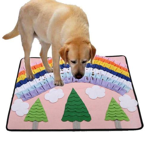 VEDIC® - XXL Snuffelmat Rainbow voor Honden en Katten, Dieren en Toebehoren, Hondenspeelgoed, Intelligentiespeelgoed, Nieuw, Verzenden