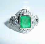 Ring - 14 karaat Geel goud, Witgoud - 1.00ct. tw. Diamant, Sieraden, Tassen en Uiterlijk, Ringen, Nieuw