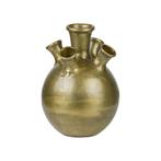 Tulpen vaas goud 22cm*, Verzenden, Nieuw