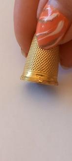 Vingerhoed - De oude in 18K goud, Antiek en Kunst