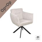 Actie! Eetkamerstoel Amstel | Draaibaar | Hout/metalen poot, Huis en Inrichting, Stoelen, Modern | Robuust | Landelijk | Luxe