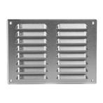 Europlast metalen ventilatierooster rechthoekig rvs 260 x, Doe-het-zelf en Verbouw, Ventilatie en Afzuiging, Ophalen of Verzenden