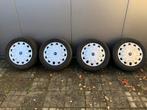 Complete set Ford C-Max stalen velgen + winterbanden, Ophalen, 16 inch, Banden en Velgen, Winterbanden