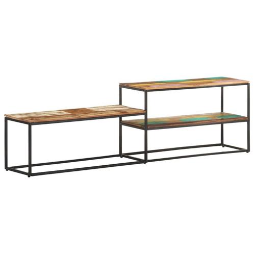 vidaXL Tv-meubel 180x30x50 cm massief gerecycled hout, Huis en Inrichting, Kasten | Televisiemeubels, 25 tot 50 cm, Nieuw, Overige houtsoorten