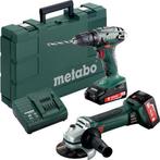 2dekans | Metabo Comboset 2.4.3 18V Li-Ion accu, Doe-het-zelf en Verbouw, Gereedschap | Boormachines, Ophalen of Verzenden, Zo goed als nieuw