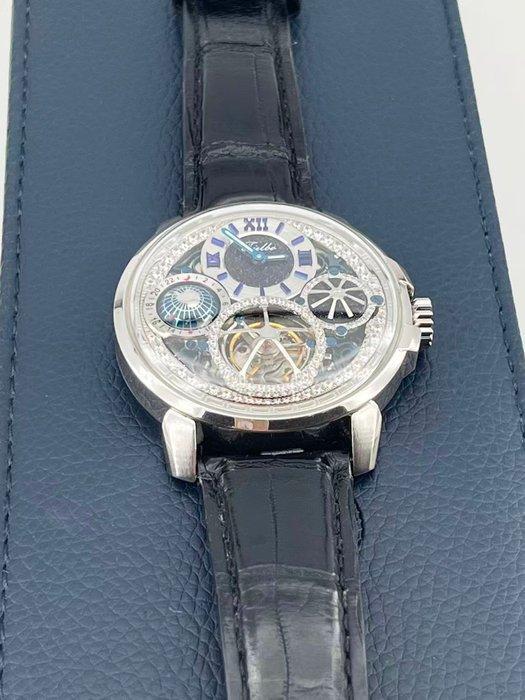 TIELBO - Universe series Tourbillon TY715 Brilliant Crystal, Sieraden, Tassen en Uiterlijk, Horloges | Heren