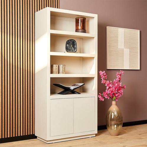*WOONWINKEL* Starfurn Brussel Beige Vakkenkast Modern, Huis en Inrichting, Kasten | Wandmeubels, Nieuw, Verzenden