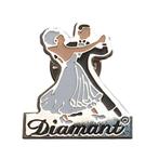 Diamant Zilverkleurige Broche HW07966, Nieuw, Verzenden