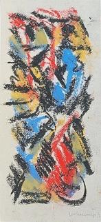 Theo Wolvecamp (1925-1992) - Abstracte compositie