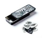 Jim Dunlop James Hetfield Papahet opbergblikje met plectrums, Ophalen of Verzenden, Nieuw, Gebruiksvoorwerp