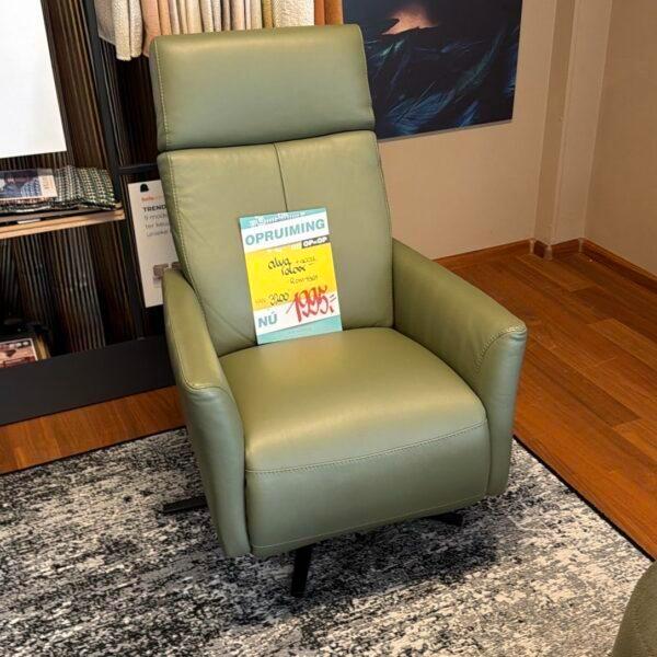 ALVA Relaxfauteuil | Rom1961, Huis en Inrichting, Fauteuils, 75 tot 100 cm, Nieuw, 75 tot 100 cm, Leer, Ophalen