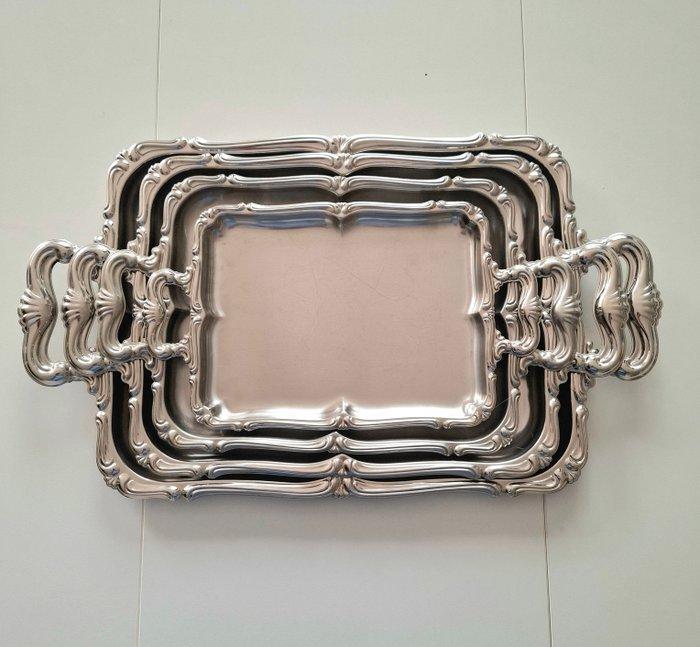 Alessi - Carlo Alessi - Serveerschaal (4) -, Antiek en Kunst, Antiek | Meubels | Stoelen en Banken