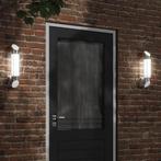 vidaXL Buitenwandlamp roestvrij staal zilverkleurig, Tuin en Terras, Buitenverlichting, Verzenden, Nieuw