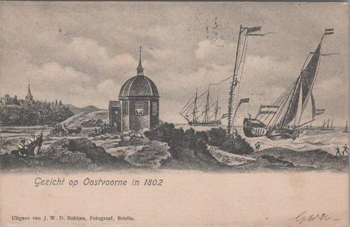 OOSTVOORNE - Gezicht op Oostvoorne in 1802, Verzamelen, Ansichtkaarten | Nederland, Verzenden