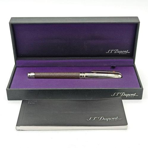 Pluma estilográfica - S.T. Dupont - Olympio - M - Leather &, Verzamelen, Pennenverzamelingen