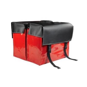 de Poort fietstas 55L Two Tone Rood