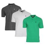 Donnay Donnay Heren - 3-Pack - Polo shirt Noah - Donkergrijs, Verzenden, Nieuw