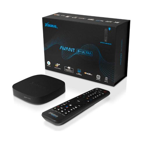 Xsarius Avant 3+ Ultra Black IPTV Box, Telecommunicatie, Zenders en Ontvangers, Nieuw, Ophalen of Verzenden