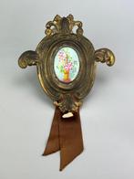 Decoratief ornament - Frankrijk - Met geschilderde miniatuur