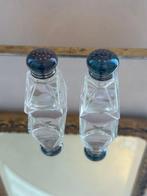 Elegantes Streuer-Set – Glasbehälter mit 925er Silberdeckeln