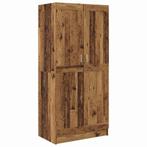 vidaXL Kledingkast Oude hout 82,5 x 51,5 x 180 cm Bewerkt, Huis en Inrichting, Kasten | Kledingkasten, Verzenden, Nieuw