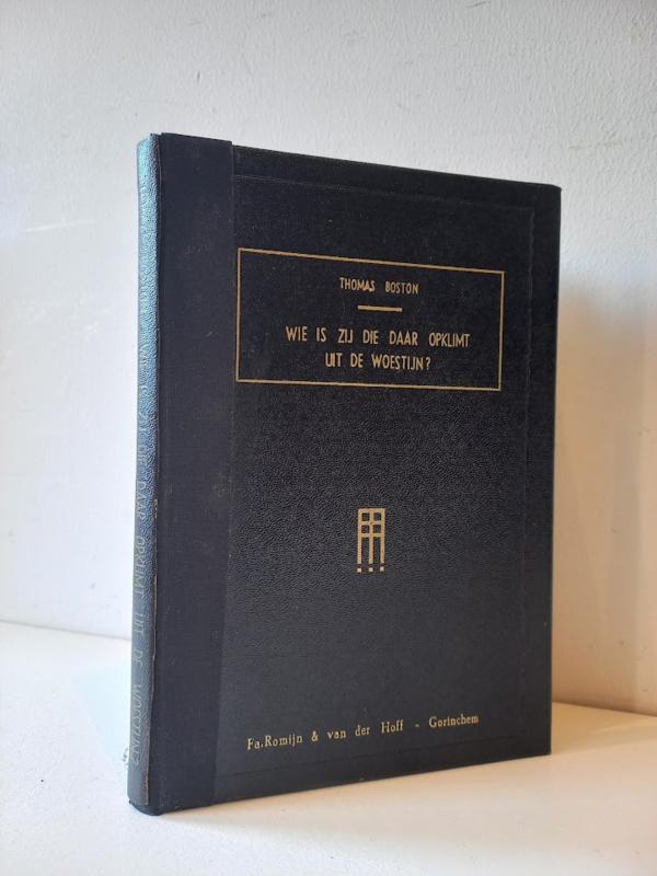 Boston, Thomas-Wie is zij die daar opklimt uit de woestijn?, Boeken, Overige Boeken, Gelezen, Verzenden