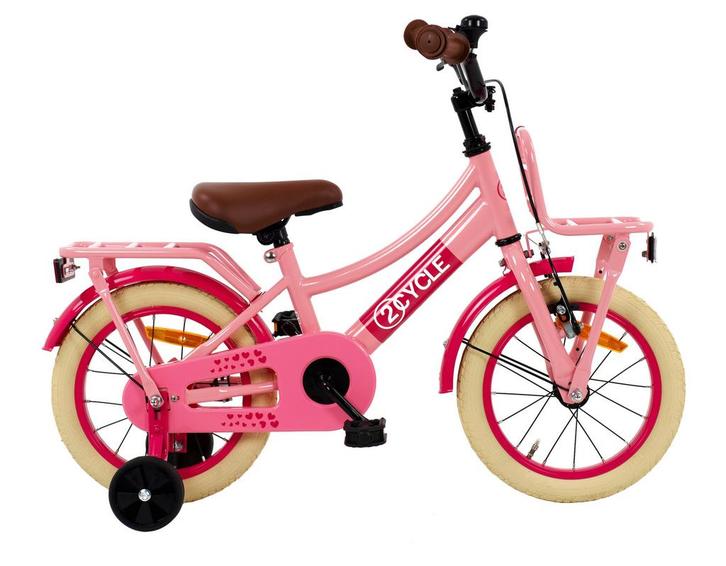 2Cycle Transportfiets 14 inch (3 tot 5 jaar) voor meisjes, Fietsen en Brommers, Fietsen | Meisjes, Nieuw, Verzenden