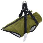 Hondenjas met Harnas : Tweedekansje! Legergroen L32, OP=OP, Dieren en Toebehoren, Hondenkleding, Ophalen of Verzenden, Nieuw, Hondenjas