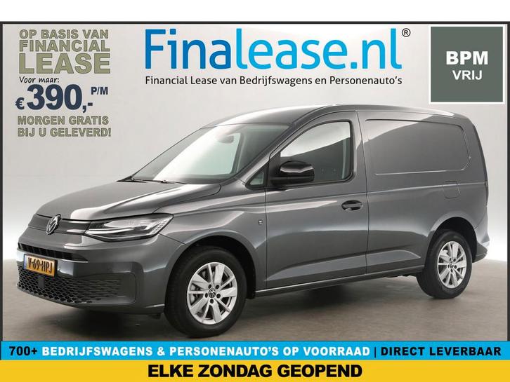 Volkswagen Caddy Cargo 2.0 TDI Style NIEUW BPM Vrij AUT Cam, Auto's, Bestelauto's, Lease, Automaat, Diesel, Volkswagen, Zilver of Grijs