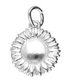 Zilveren Zonnebloem ketting hanger, Sieraden, Tassen en Uiterlijk, Kettinghangers, Verzenden, Nieuw
