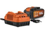 Dual Power batterij & lader set POWDP90640 - 2x20V, 5.0Ah,, Verzenden, Zo goed als nieuw
