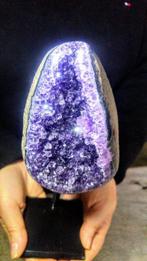 amethist Kristalcluster - Hoogte: 23 cm - Breedte: 8 cm-, Verzamelen, Mineralen en Fossielen