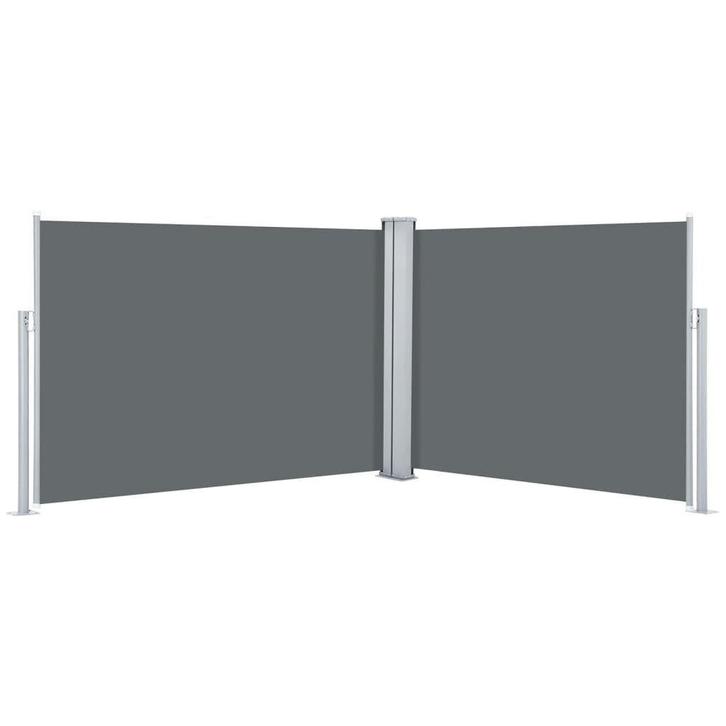 Uittrekbaar Windscherm 120x1000cm Antraciet | Retourdeal..., Caravans en Kamperen, Windschermen, Uittrekbaar, Nieuw, Ophalen of Verzenden