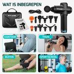 FITAGE Massage Gun Professioneel - 12 Opzetstukken - Massage, Verzenden, Nieuw