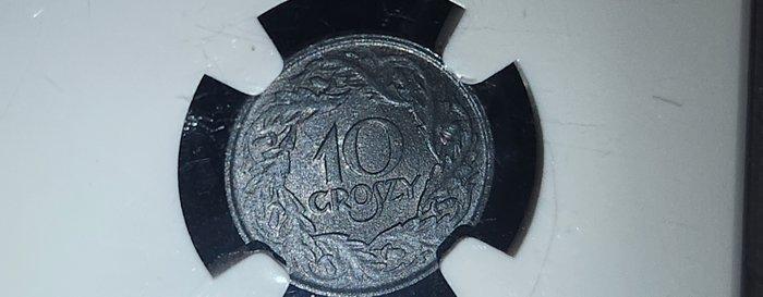 Polen. 10 Groszy 1923 / MS 62 - Rare (Zonder Minimumprijs), Postzegels en Munten, Munten | Europa | Niet-Euromunten