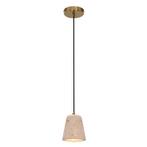 Marmeren hanglamp beige, Claes, Huis en Inrichting, Nieuw, Ophalen of Verzenden, Landelijk, Metaal