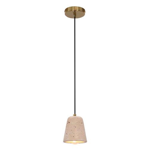 Marmeren hanglamp beige, Claes, Huis en Inrichting, Lampen | Hanglampen, Nieuw, Metaal, 75 cm of meer, Ophalen of Verzenden