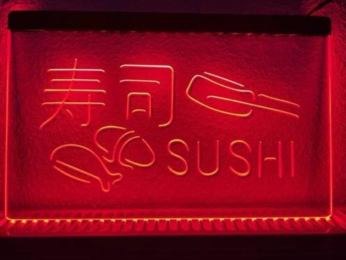 Sushi neon bord lamp LED verlichting reclame lichtbak, Huis en Inrichting, Lampen | Overige, Nieuw, Verzenden
