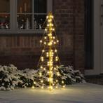 vidaXL Kerstboom met 100 LED Warmwit 120 cm PET, Verzenden, Nieuw