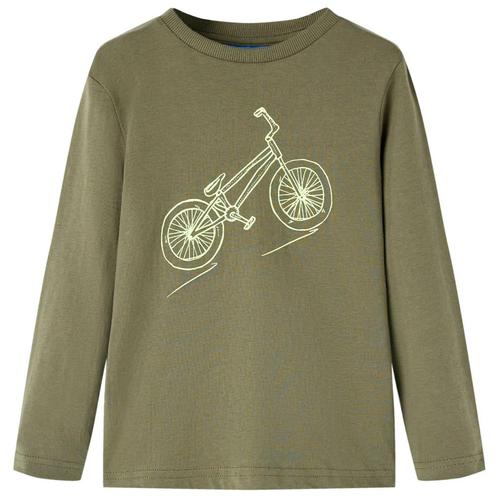 vidaXL Kindershirt met lange mouwen 104 kakikleurig, Kinderen en Baby's, Kinderkleding | Overige, Nieuw, Verzenden