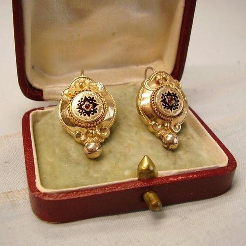 Zonder Minimumprijs - Oorbellen - 14 karaat Geel goud -, Sieraden, Tassen en Uiterlijk, Oorbellen