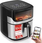 Aigostar 6,5L Airfryer - Heteluchtfriteuse - 1600W - Zwart, Verzenden, Nieuw