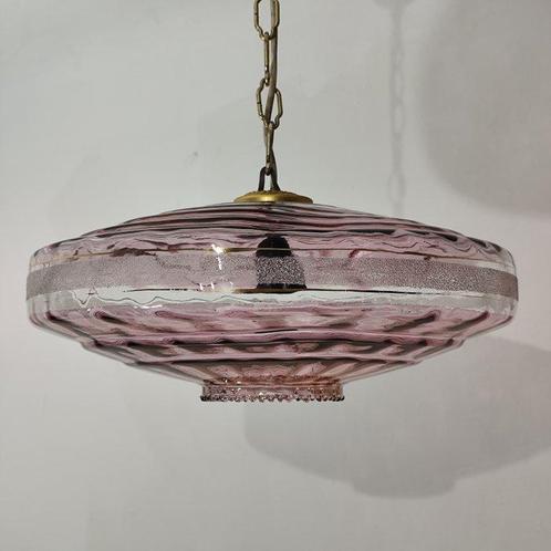 Plafondlamp - Glas - Vintage middeleeuwse lamp, Antiek en Kunst, Curiosa en Brocante