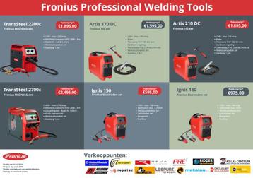 Te koop: Exclusieve Package Deal van 6 Fronius Lasmachines beschikbaar voor biedingen