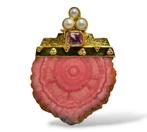 Broche - 18 karaat Geel goud, 18K geelgouden broche /