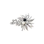 Witgouden vintage broche met parel, saffier en diamant 14, Sieraden, Tassen en Uiterlijk, Broches, Ophalen of Verzenden, Nieuw