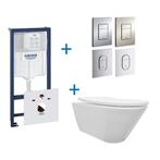 Grohe Rapid SL Toiletset set10 Wiesbaden Stereo Rimless Mat, Ophalen of Verzenden, Nieuw, Overige typen