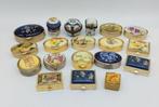 Pillendoosje (19) - Verguld messing - Prachtige collectie